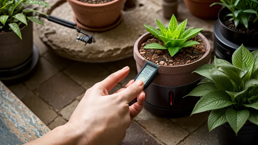 Medición de nutrientes en agua para hidroponía con un medidor digital