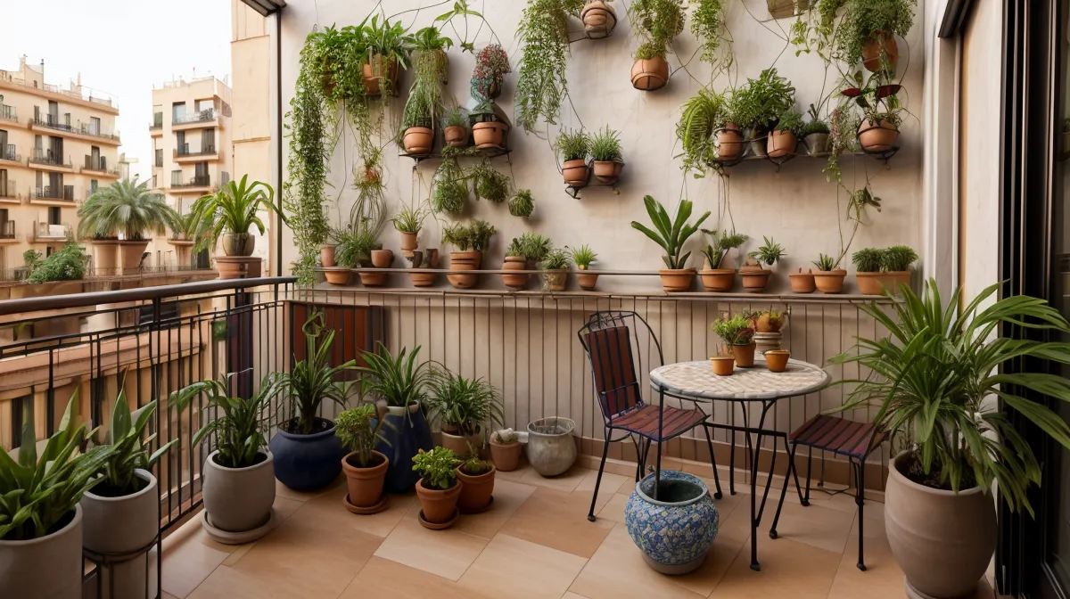 Mejor ubicación para huerto urbano en balcones pequeños de pisos antiguos