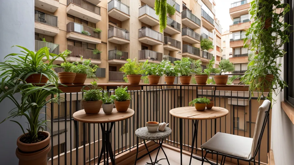 Caja de madera elevando una maceta de lechugas para captar más luz solar